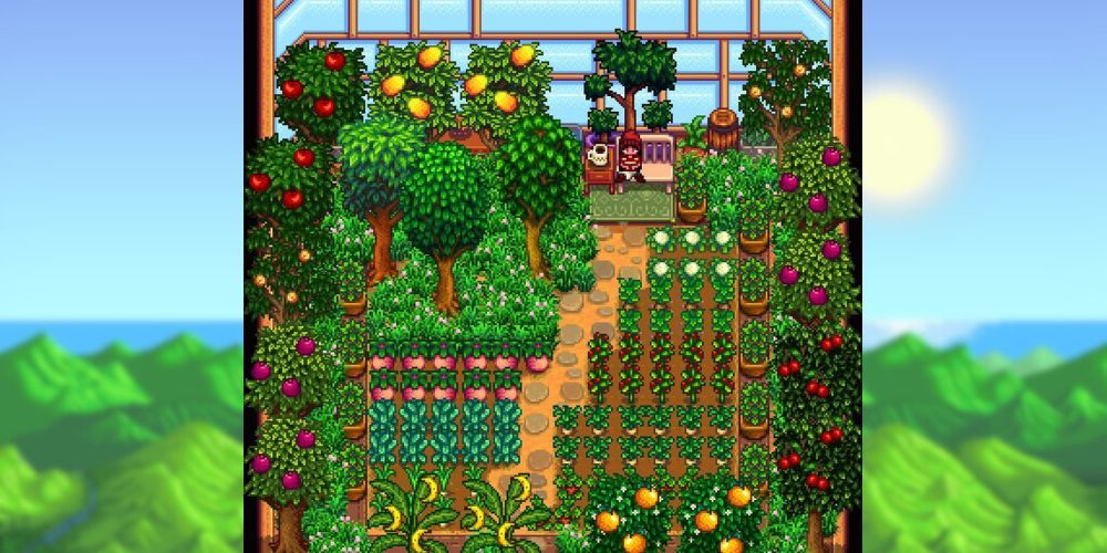 Natural Look Greenhouse Stardew Valley
